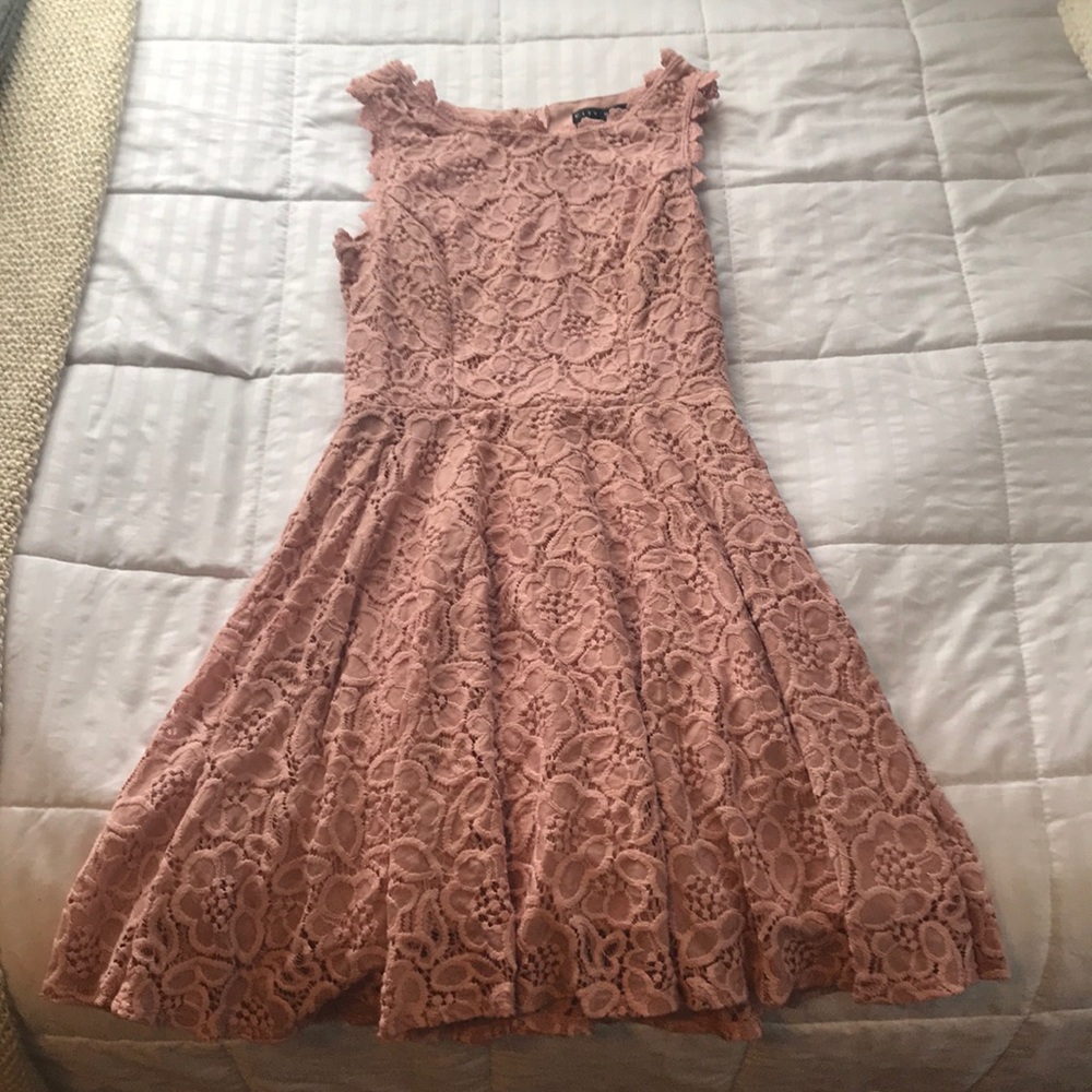 Pink/Blush Skater Dress